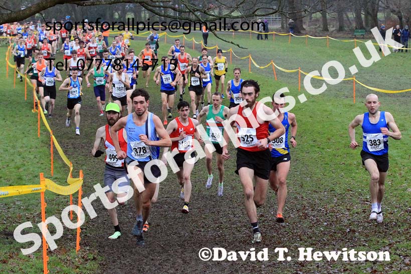 Senior Mens 2023 Northern Cross Country Champs., Witton Park, Blackburn. Photo: David T. Hewitson/Sports for All Pics